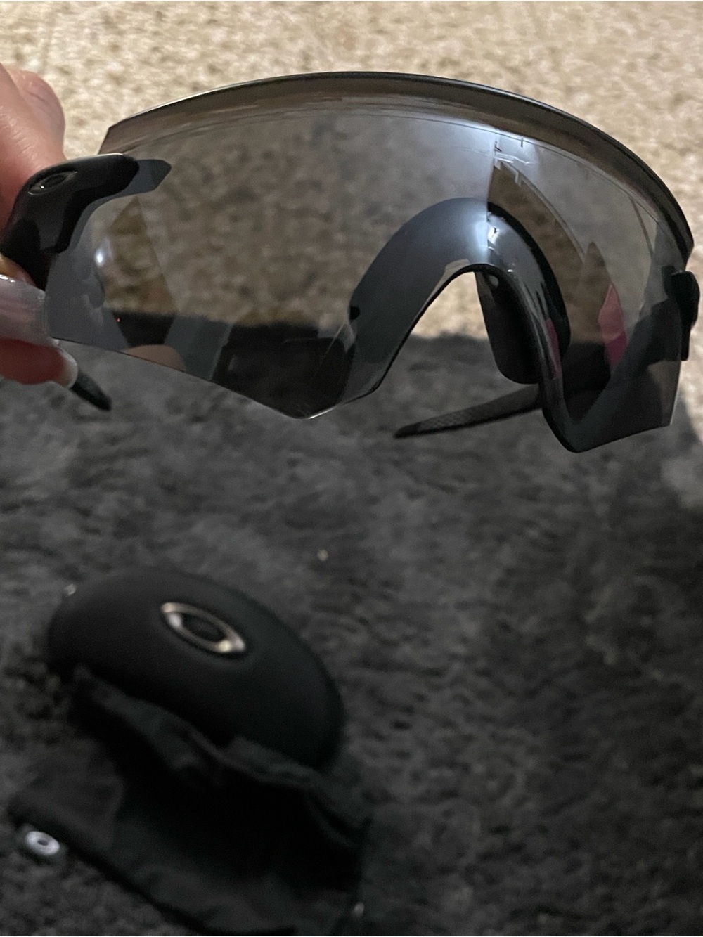 Black mirrored oakley original authenthic100%